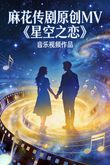 麻花传剧原创MV《星空之恋》海报，音乐视频作品